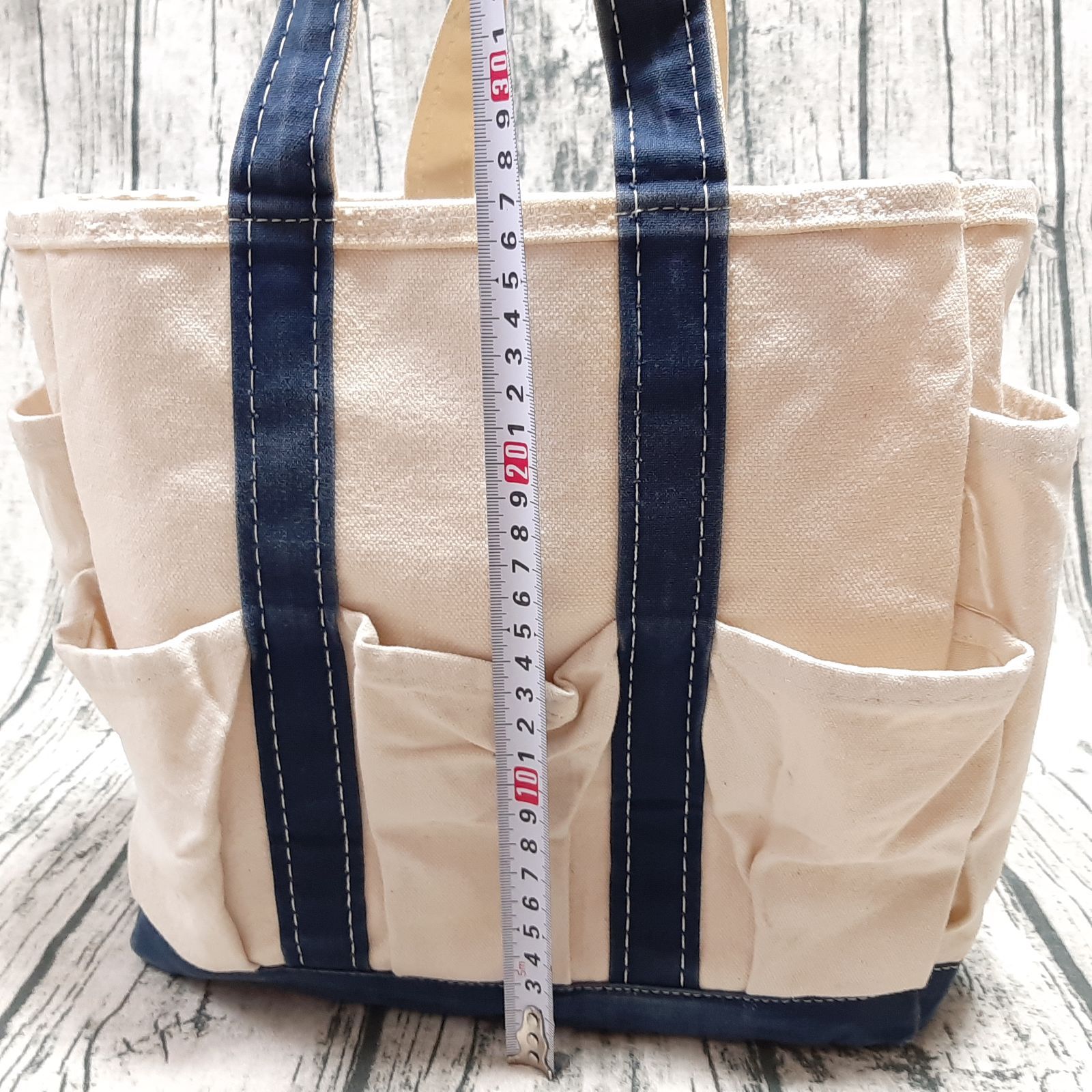 激レア 80s L.L.Bean ガーデントートバッグ エルエルビーン ネイビー 80s L.L.Bean ガーデントートバッグ エルエルビーン ネイビー - メルカリ