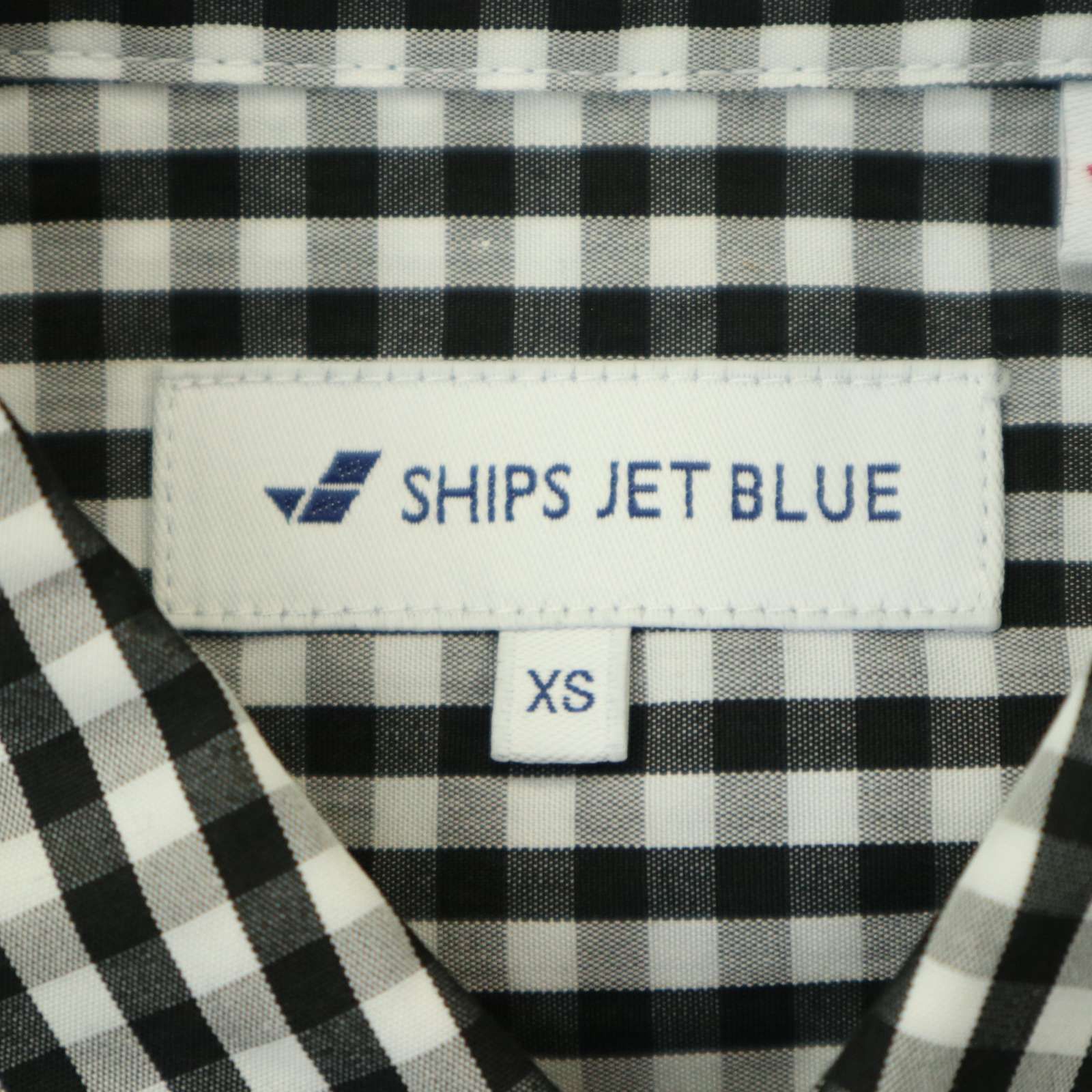 新品 未使用】 SHIPS JET BLUE シップス 通年☆ ギンガム チェック
