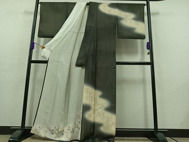 平和屋着物▽訪問着 無双 紗袷 紗×絽 作家物 道長花