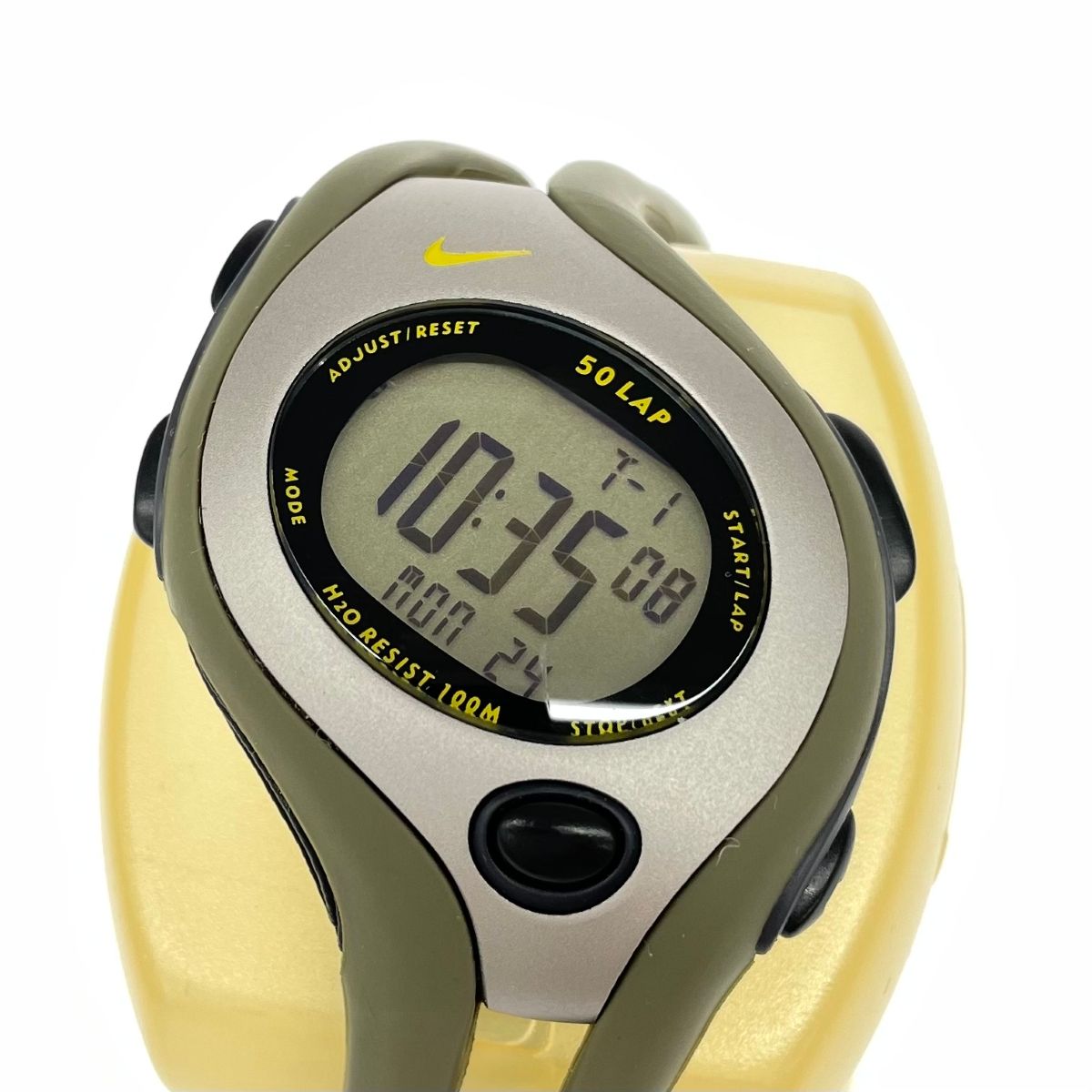 Nike デジタル腕時計 WG62-4040イエロー/グレー Nike デジタル腕時計 WG62-4040イエロー/グレー Yahoo