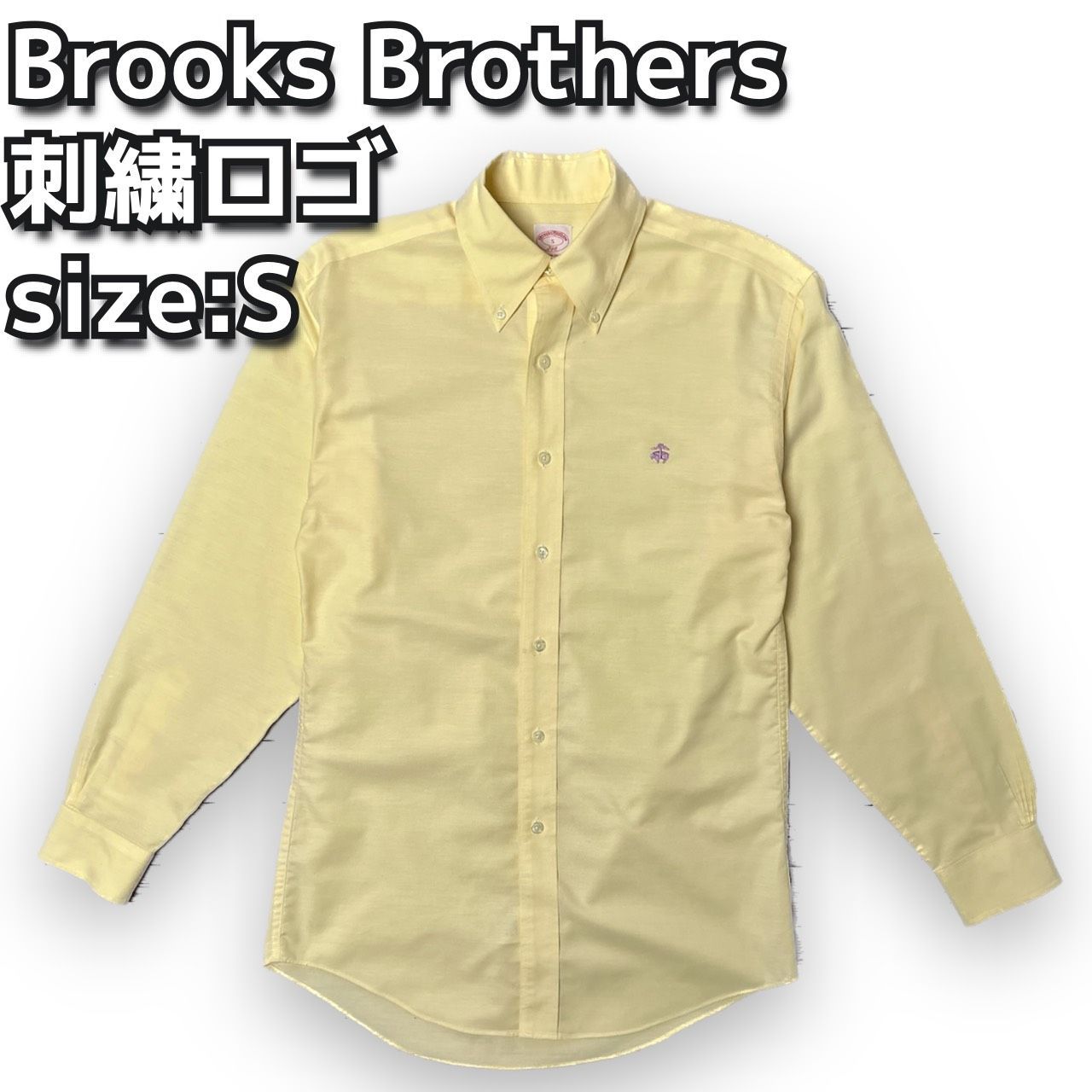 Brooks Brothers ブルックスブラザーズ 刺繍ロゴ サイズ：S ボタン