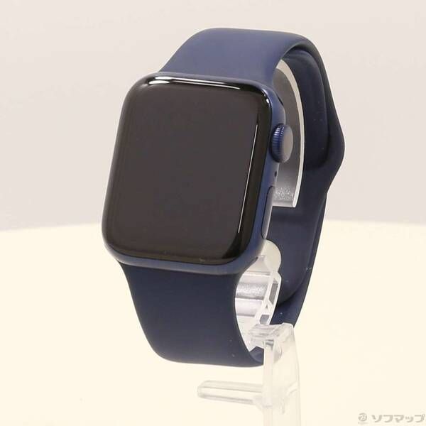 〔 品〕 Apple Watch Series 6 GPS 40mm ブルーアルミニウムケース ディープネイビースポーツバンド 352