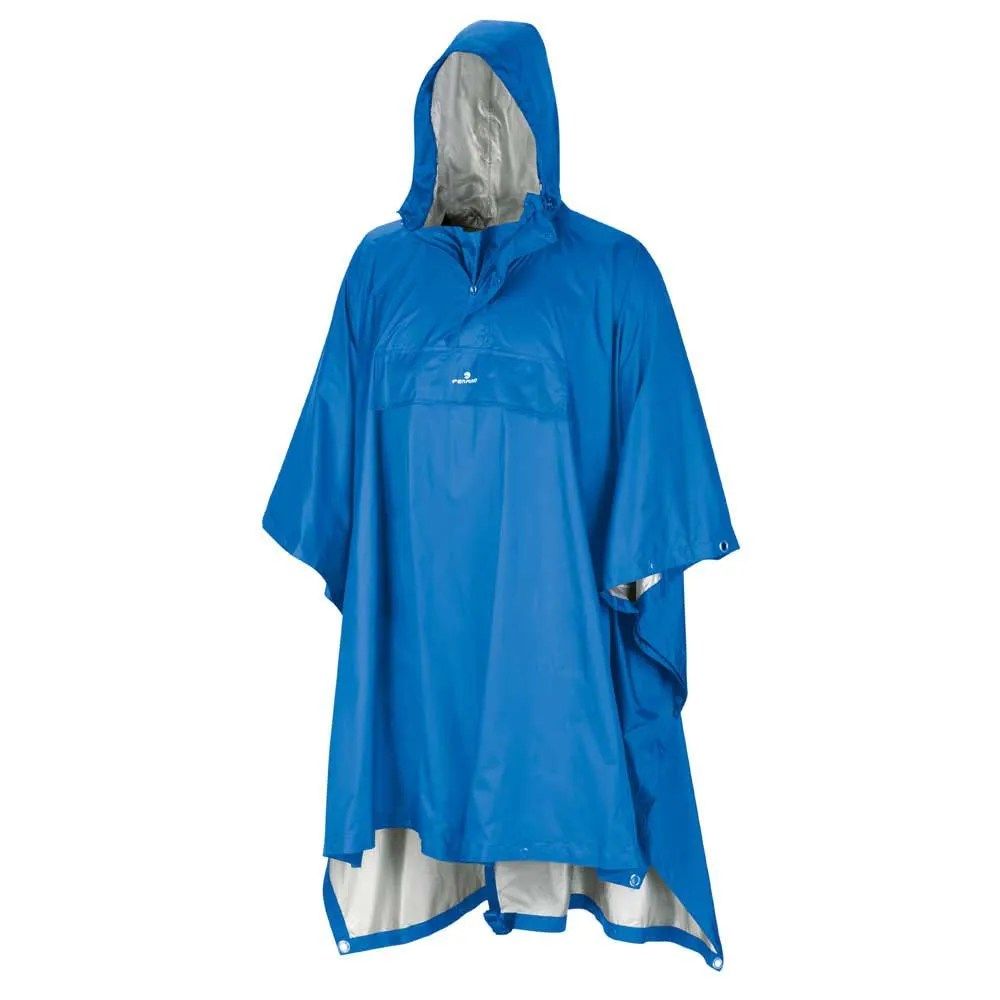お取り寄せ ２～４週間で発送 フェリーノ トドモド リップストップ ポンチョ Blue t FERRINO Todomodo Ripstop Poncho t