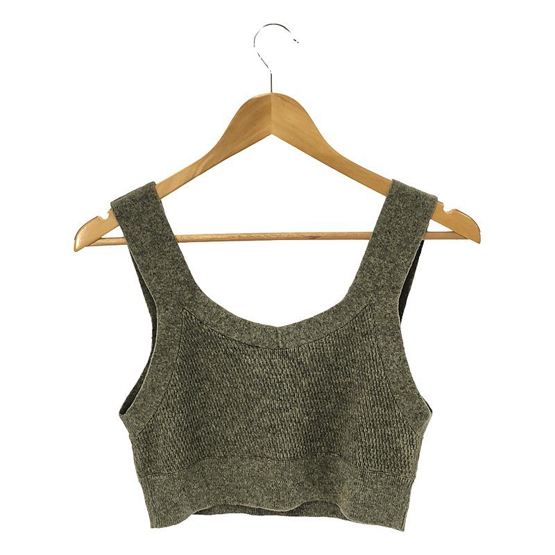 HYKE / ハイク | 2023AW | C/C KNIT THERMAL BUSTIER TOP ニットビスチェ | F | カーキ |  レディース - メルカリ