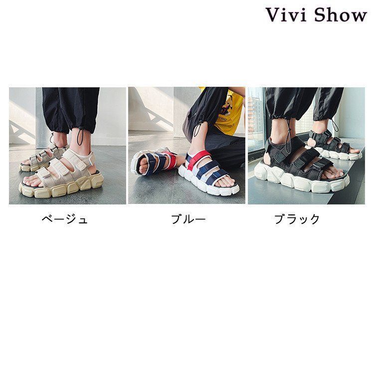 厚底サンダル メンズ スポーツサンダル コンフォートサンダル
