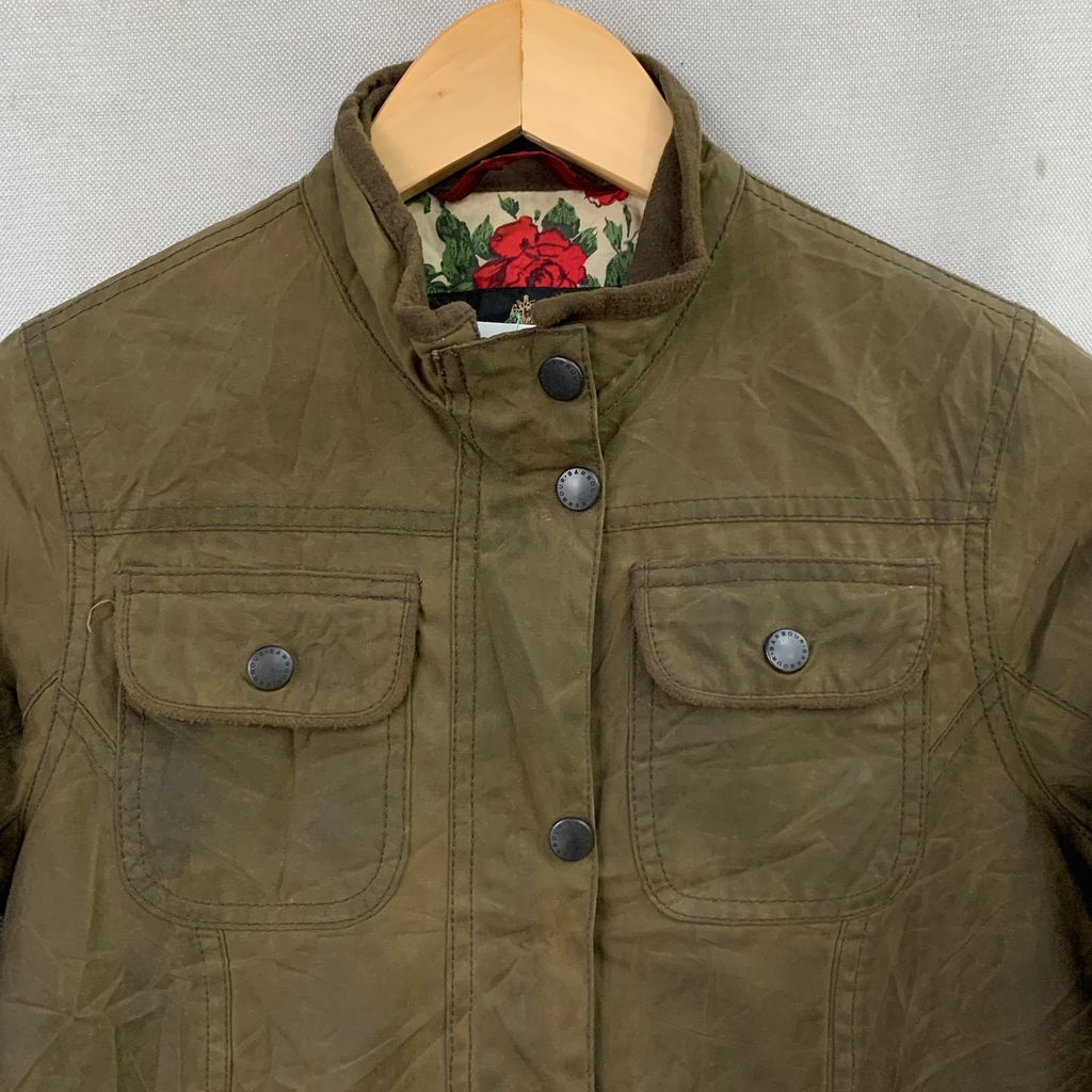 Barbour バブアー ワックス ジャケット オイルド ジャケット オリーブ Oive KIDS L サイズ No.I450