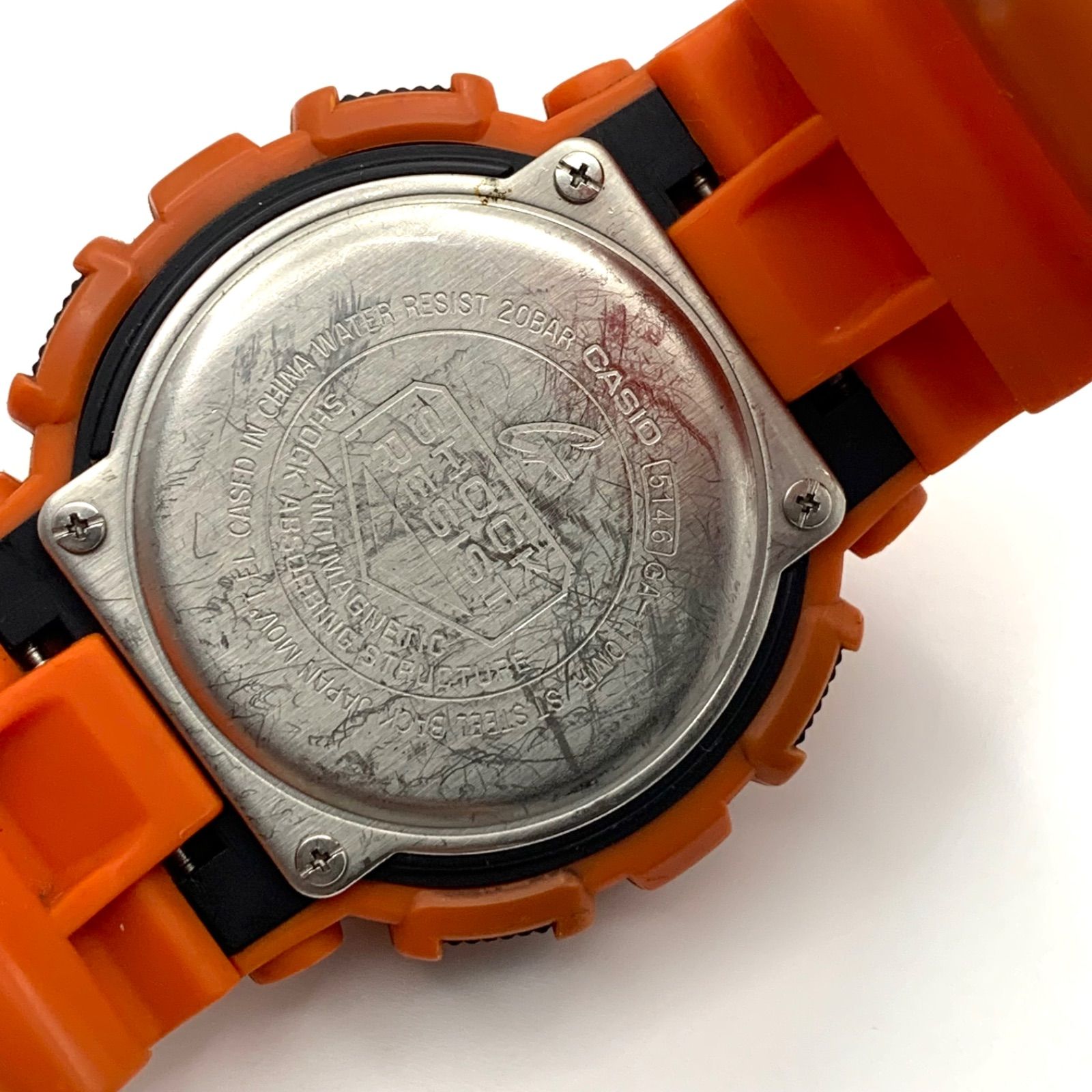 中古】G-SHOCK オレンジ腕時計 - メルカリ