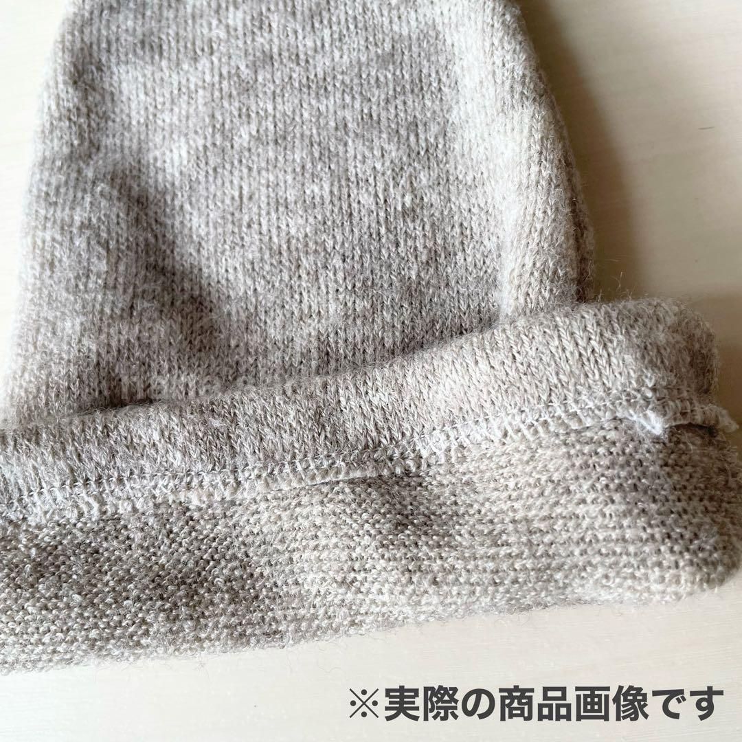 白 ファー付き三角帽子