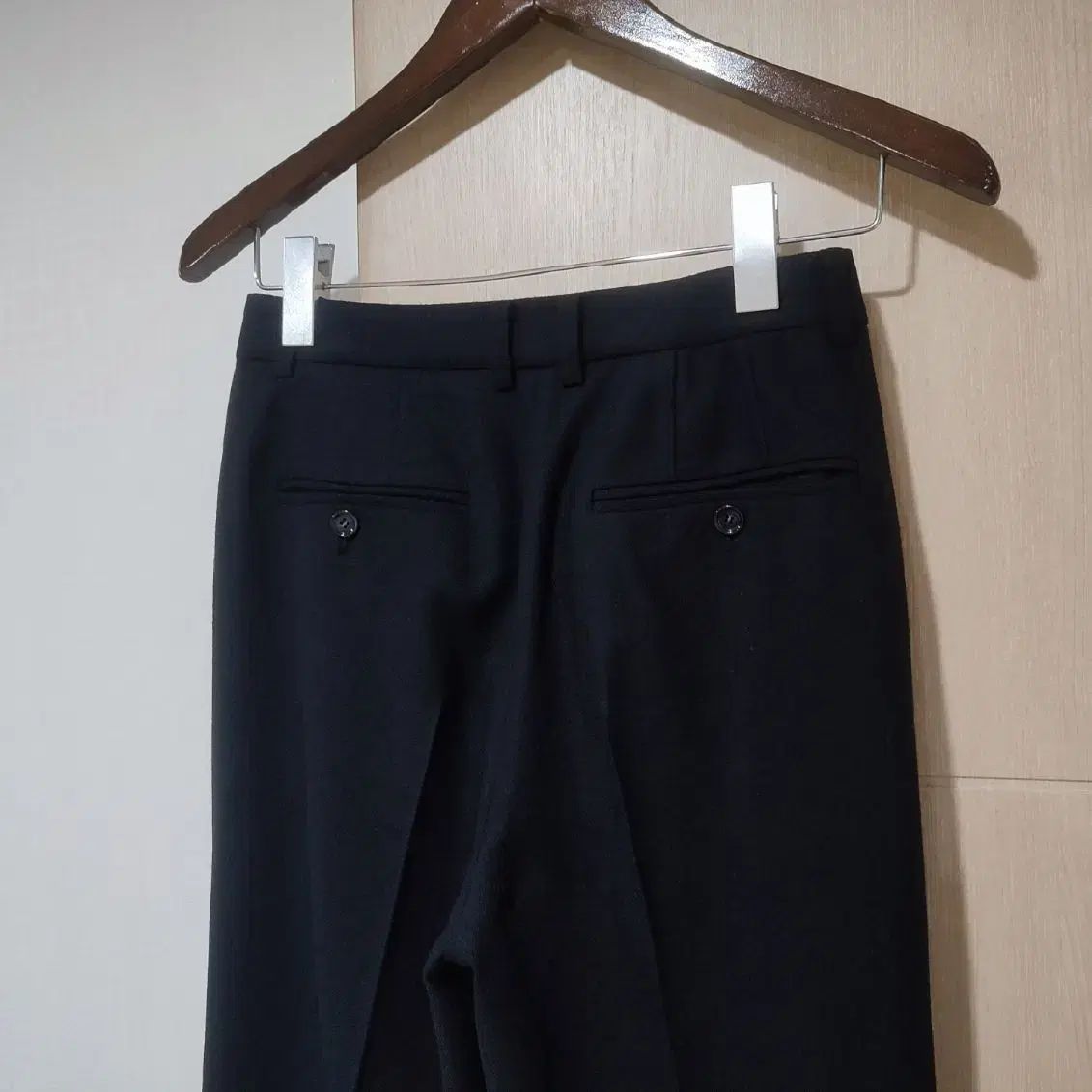 TIME 新モデル ブラック ワイド スラックス ズボン 55 DECORATOM_COM_BR