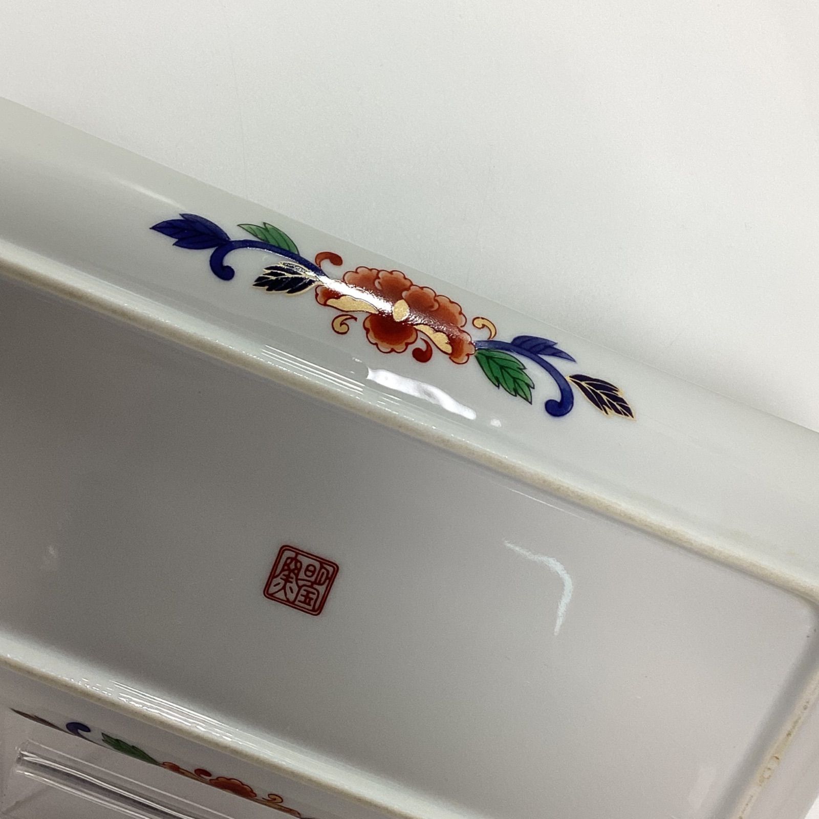 古伊万里 有田焼 明宝窯 金彩角長皿 4枚 …e.s - メルカリ