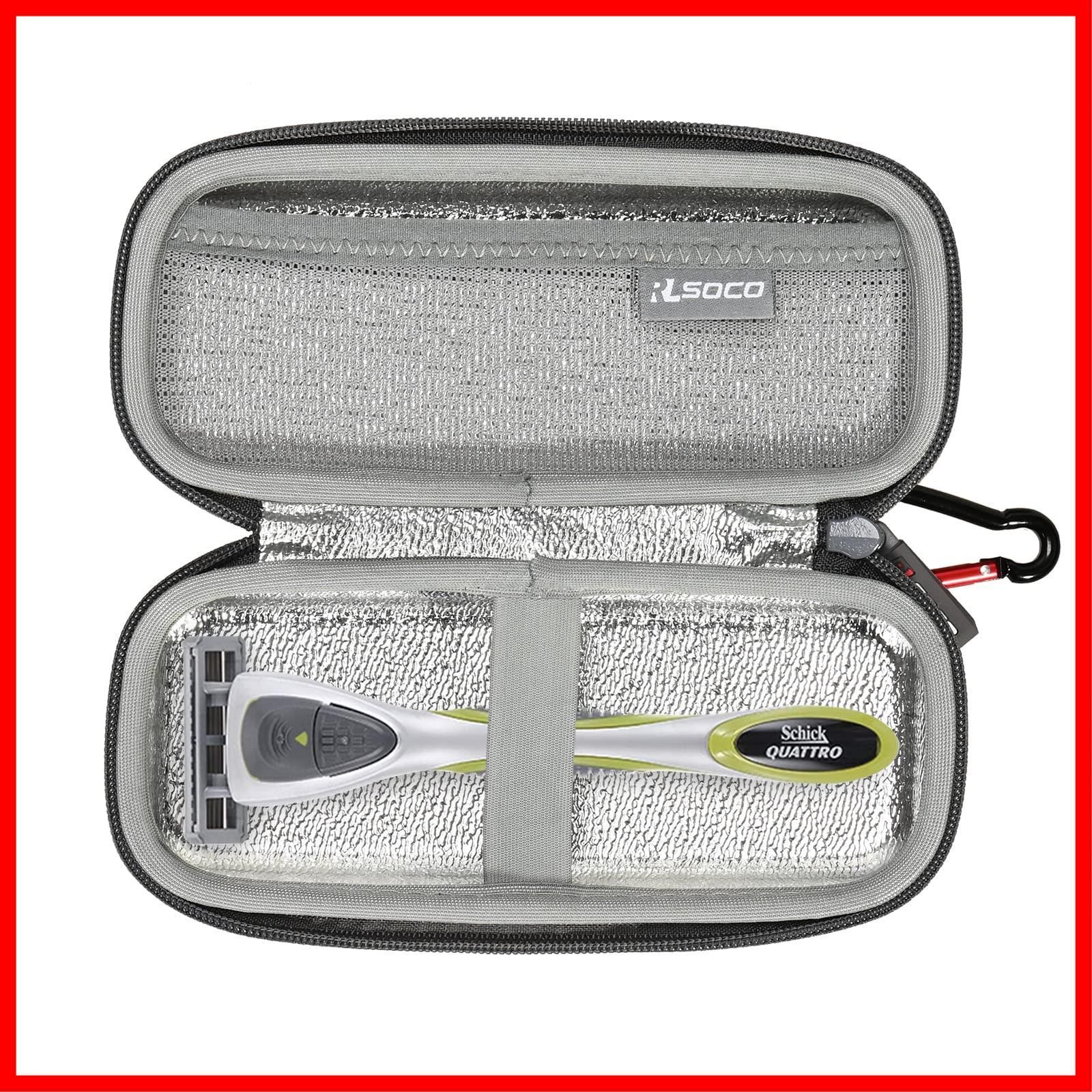 商品 Schick 髭剃り収納ケース KIWAMI コンボパック シック schick SCHICK ハイドロ5 シック |ハイドロ5 カスタム|クアトロ5 シェービング カミソリ RLSOCO 髭剃り 対応