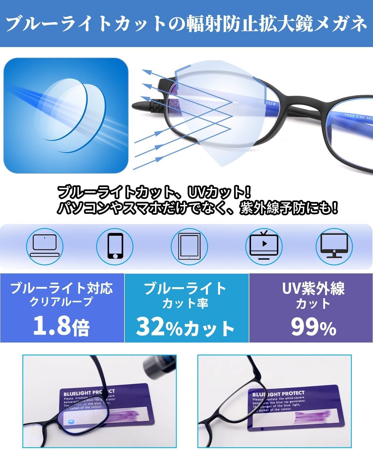 メガネ型ルーぺ 超軽量