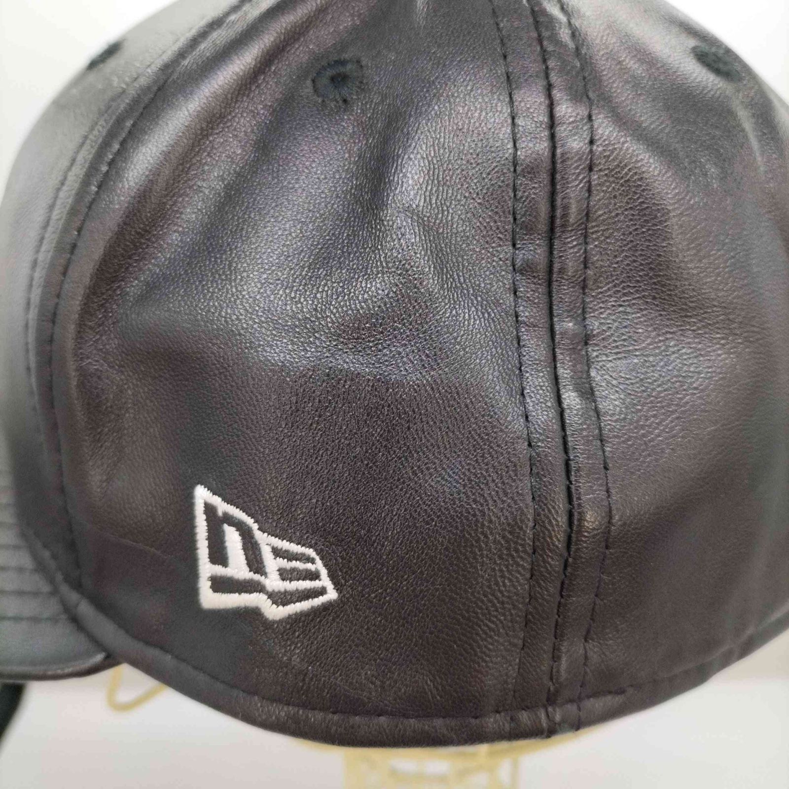 シュプリーム Supreme Leather Box Logo CAP メンズ 7 1/2
