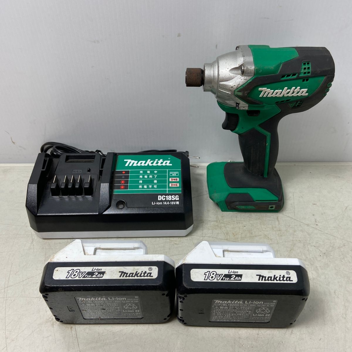 ΦΦMAKITA マキタ インパクトドライバ 18v MTD002DSAX グリーン