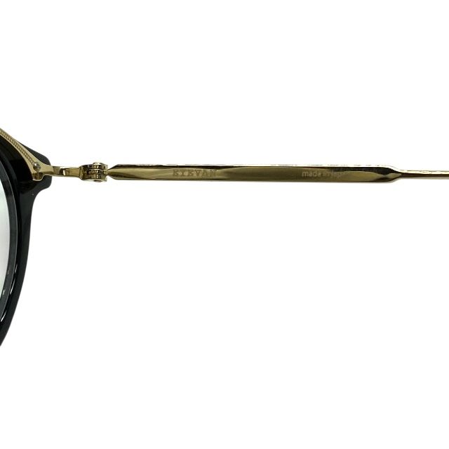 現行 アイヴァン Acosta PBK 46 21 145 メガネ 眼鏡 アイウェア ボストン フルリム チタン プラスチック ブラック ゴールド EYEVAN KANDAIZUMI_COM