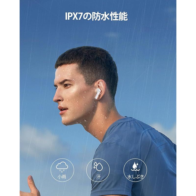 【2024新型 Bluetooth5.3イヤホン】AOKIMI ワイヤレスイヤホン bluetooth イヤホン V12 ブルートゥース イヤホン 小型/軽量 ぶるーとぅーすイヤホン Hi-Fi 最大36時間再生 CVC8.0/ENC/AAC ENC通話ノ 1