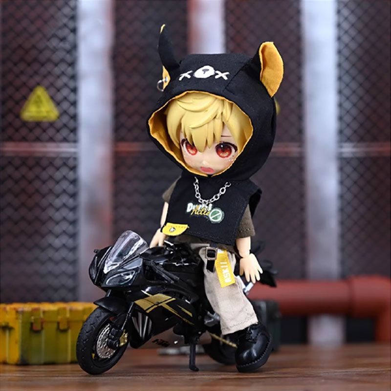オビツ11 ドール服 サイバーパンク風セット パーカー、トップス