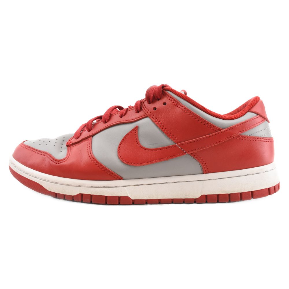 NIKE (ナイキ) DUNK LOW RETRO MEDIUM GREY DD1391-002 ダンク レトロ ミディアムグレー  ローカットスニーカー US11/29cm グレー/レッド - メルカリ