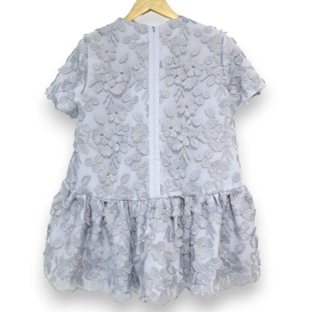 25 SS TSURU By MARIKO OIKAWA ツルバイマリコオイカワ Primavera ブラウス BL-1258770 サイズ36 フレンチブルー レディース 古着