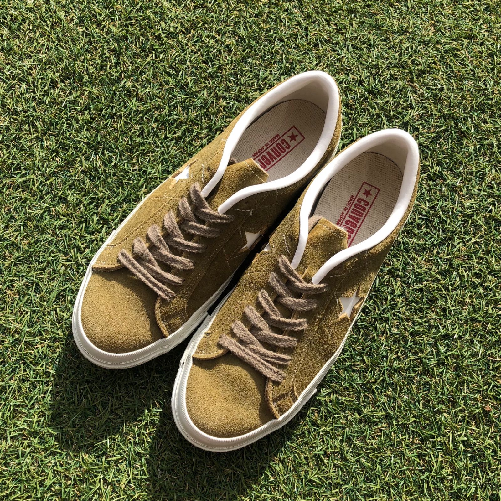 美品24.5 日本製!converseコンバース ワンスター スエードHT719