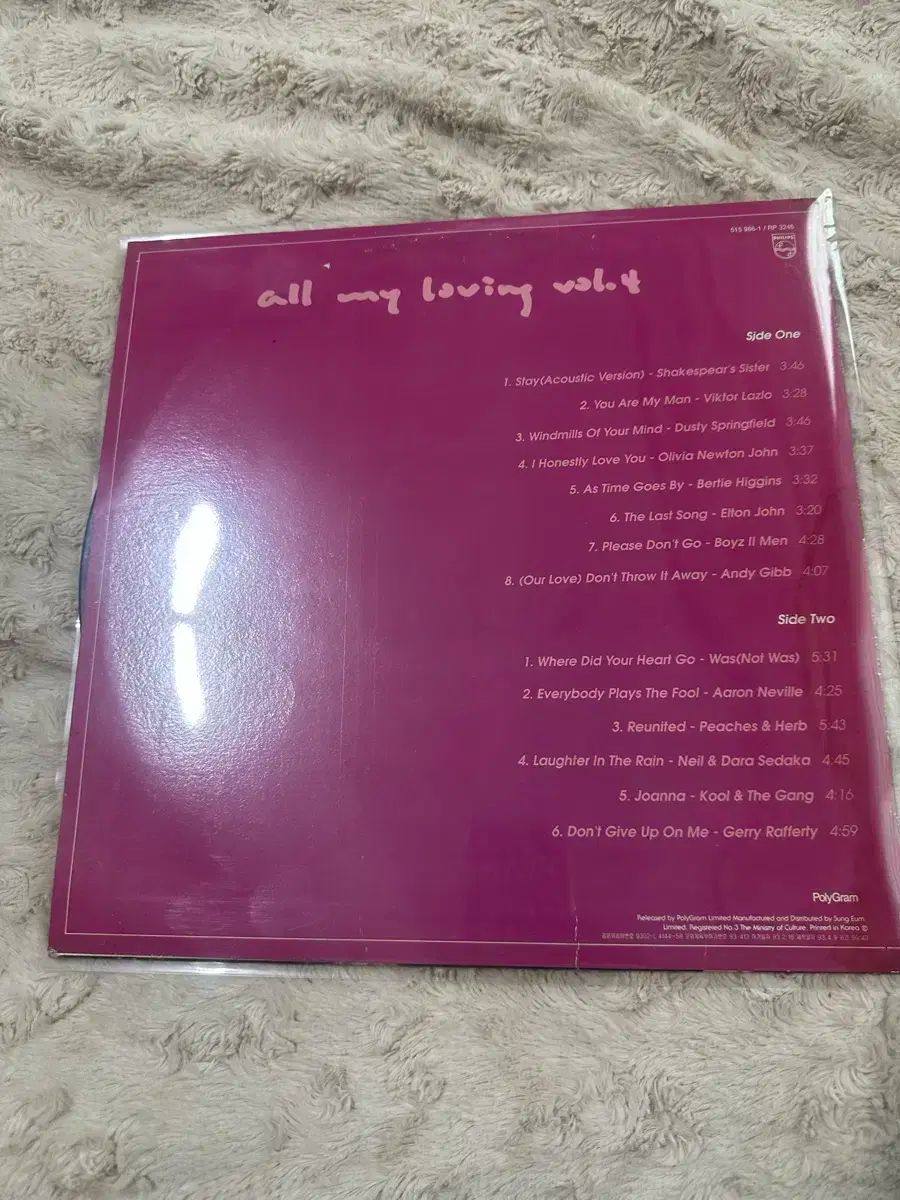 JHEENA LODWICK / ALL MY LOVING LPレコード JHEENA LODWICK : ALL MY