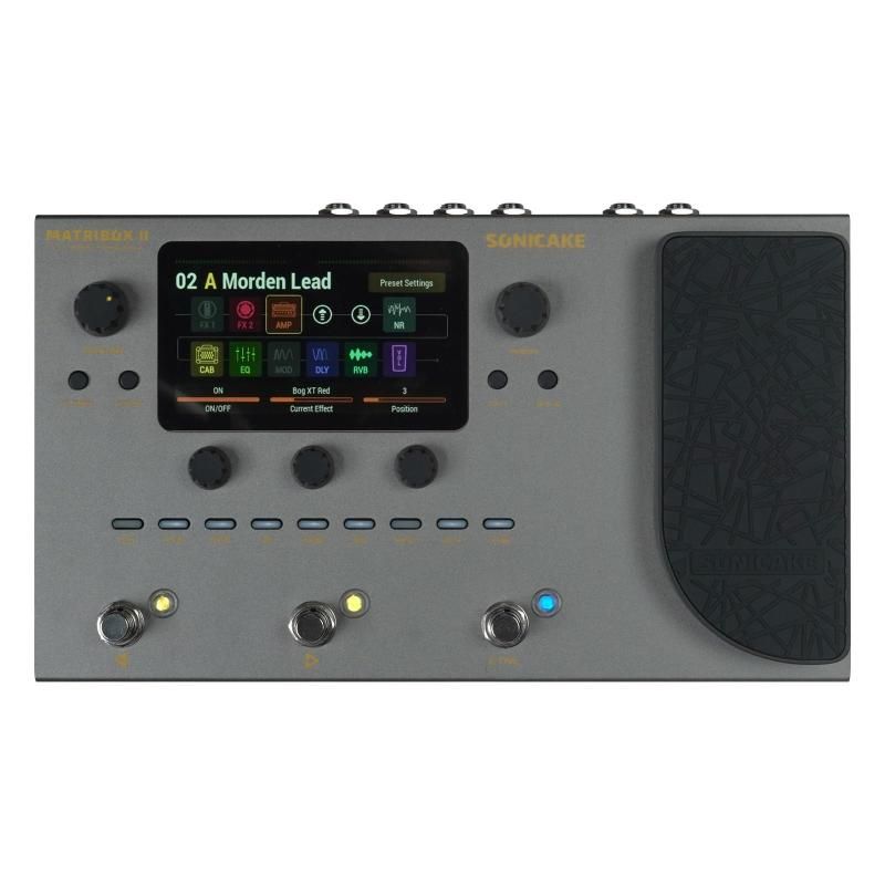 SONICAKE マルチエフェクター 200以上のエフェクト内蔵 アンプ 