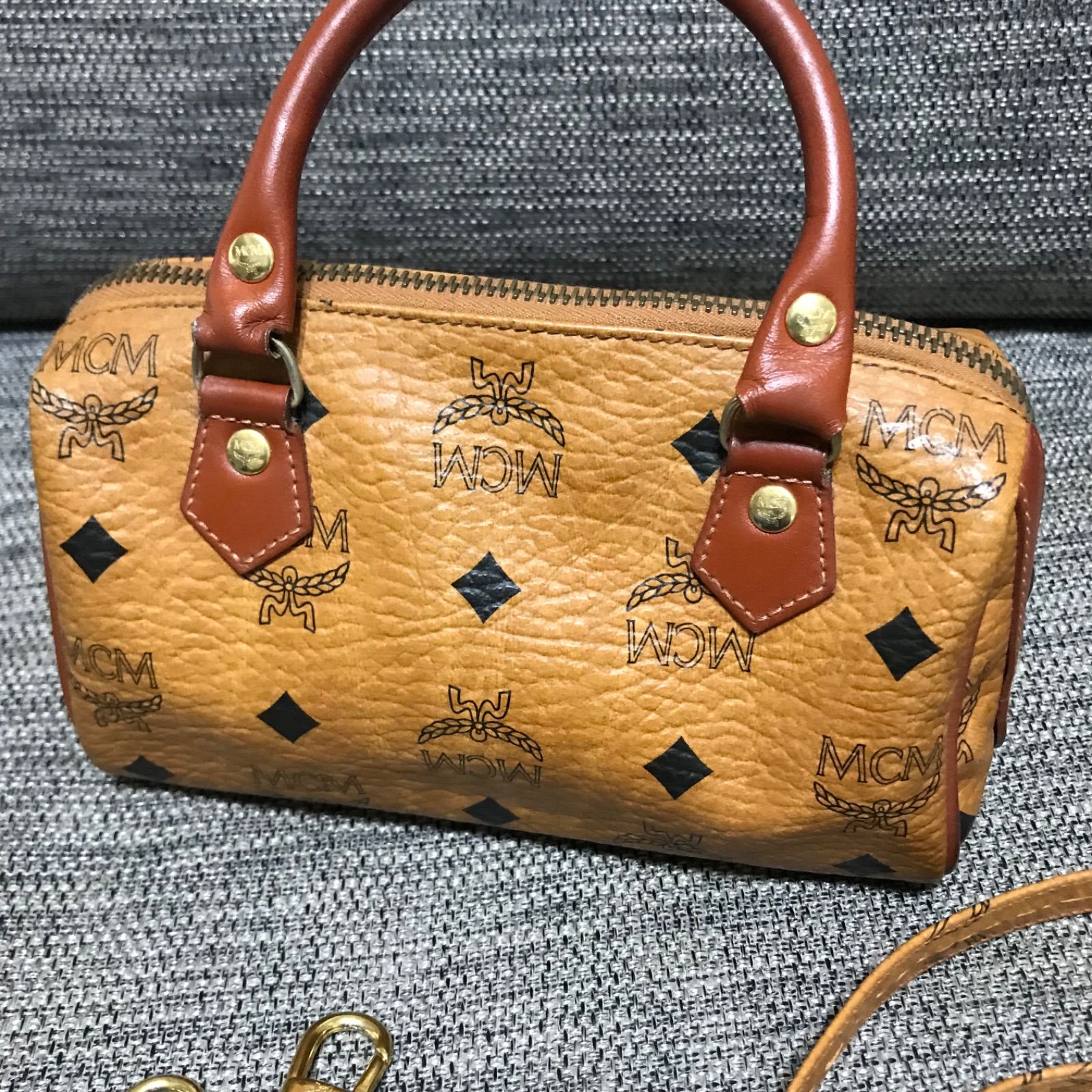 MCM ミニ ハンドバッグ ショルダーバッグ - メルカリ