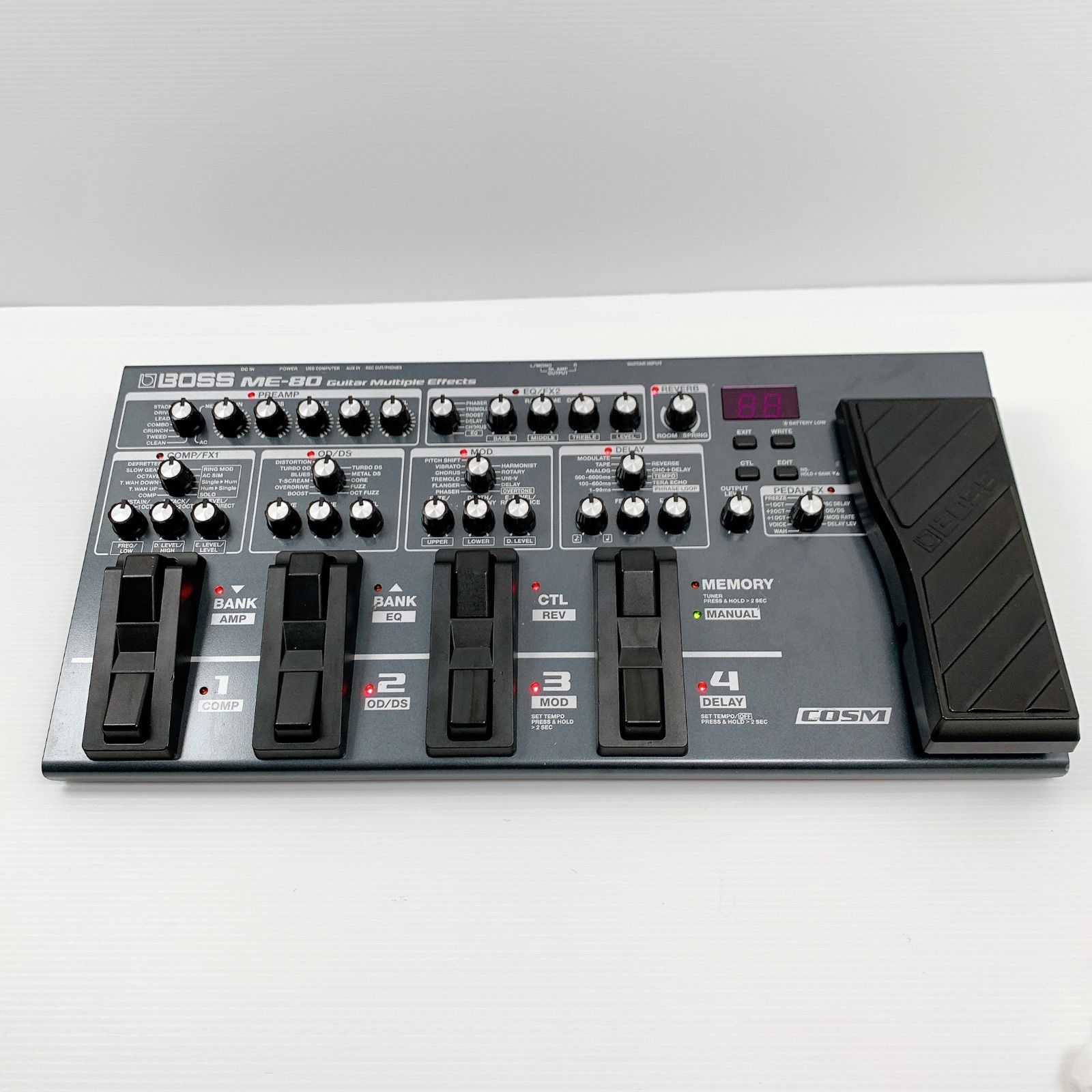 BOSS ME-80 マルチエフェクター 【動作確認済み】 BOSS ME-80 ボス マルチエフェクター - 楽器の買取屋さん｜最短