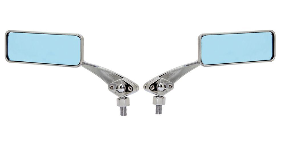 タナックス ナポレオンミラー 左右セット ブルーミラー ナポレオン