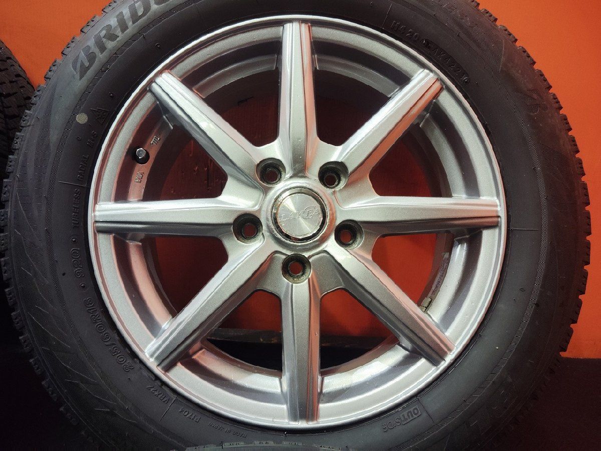 スタッドレスタイヤ　ブリジストンVRX2 ホイールセット 4本 　16インチ スタッドレスタイヤ ブリジストンVRX2 ホイールセット 4本 16インチ