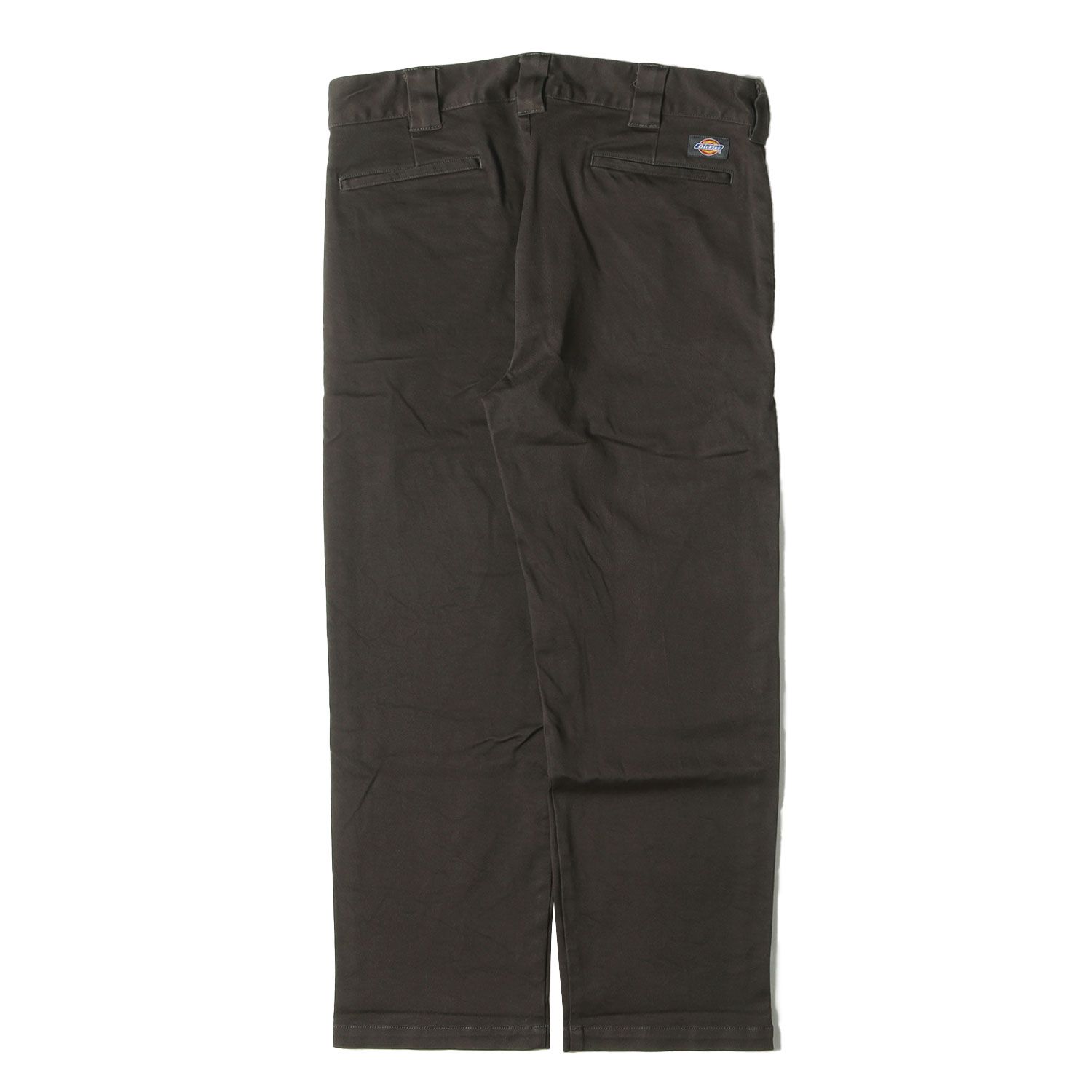 Ron Herman ロンハーマン パンツ サイズ:36 Dickies 別注 ストレッチ ツイル ストレート ワーク チノパンツ Stretch Cotton Straight Pants ジッパーフライ トラウザー RHC チャコール コラボ【メンズ】