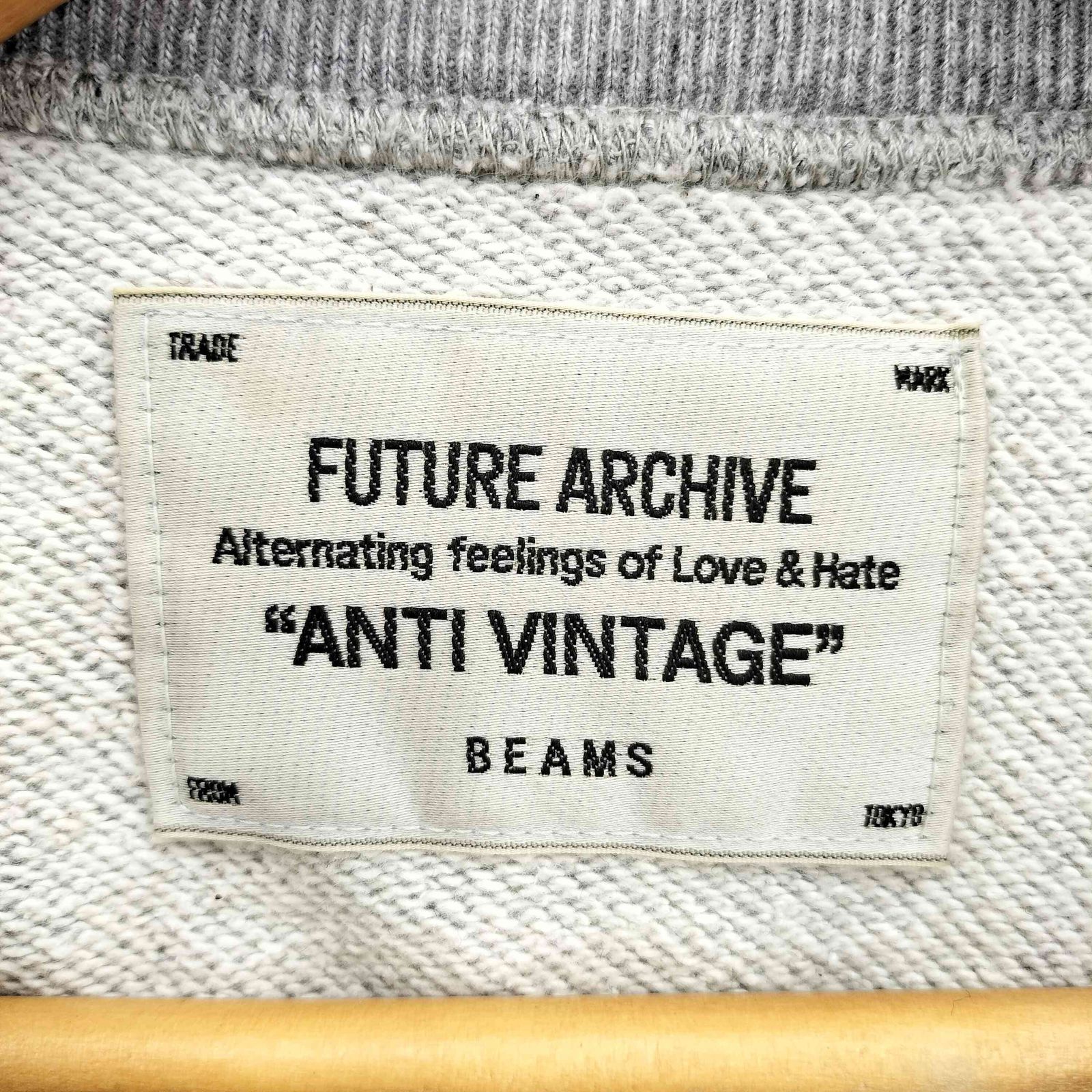 ビームス BEAMS FUTURE ARCHIVE / DAMAGE SWEAT CREW スウェット 