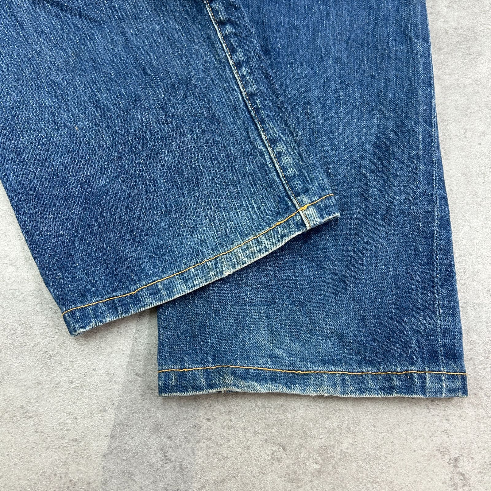Levi's 501XX W32 BIG-E 赤耳 バレンシア 刻印555 濃紺 LEVI'S(リーバイス) 551ZXX 555刻印バレンシア工場BIG E 赤耳