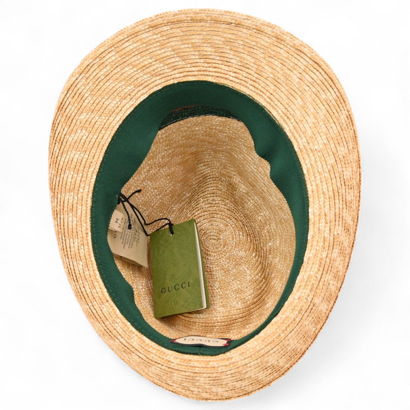 グッチ シェリーライン ストローハット Mサイズ Aランク gu4429nu NICORILABO_COM