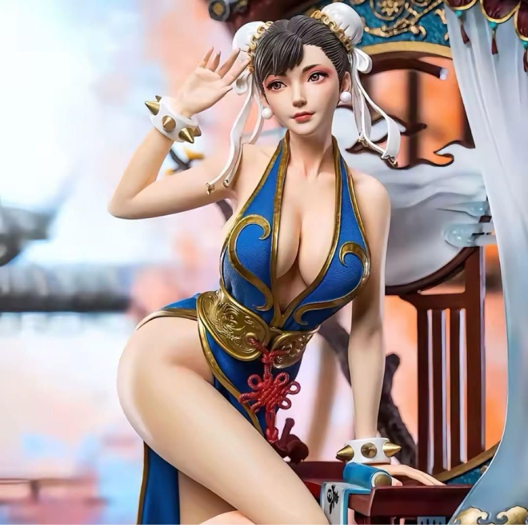 春麗　フィギュア　超大型　50cm 箱有り