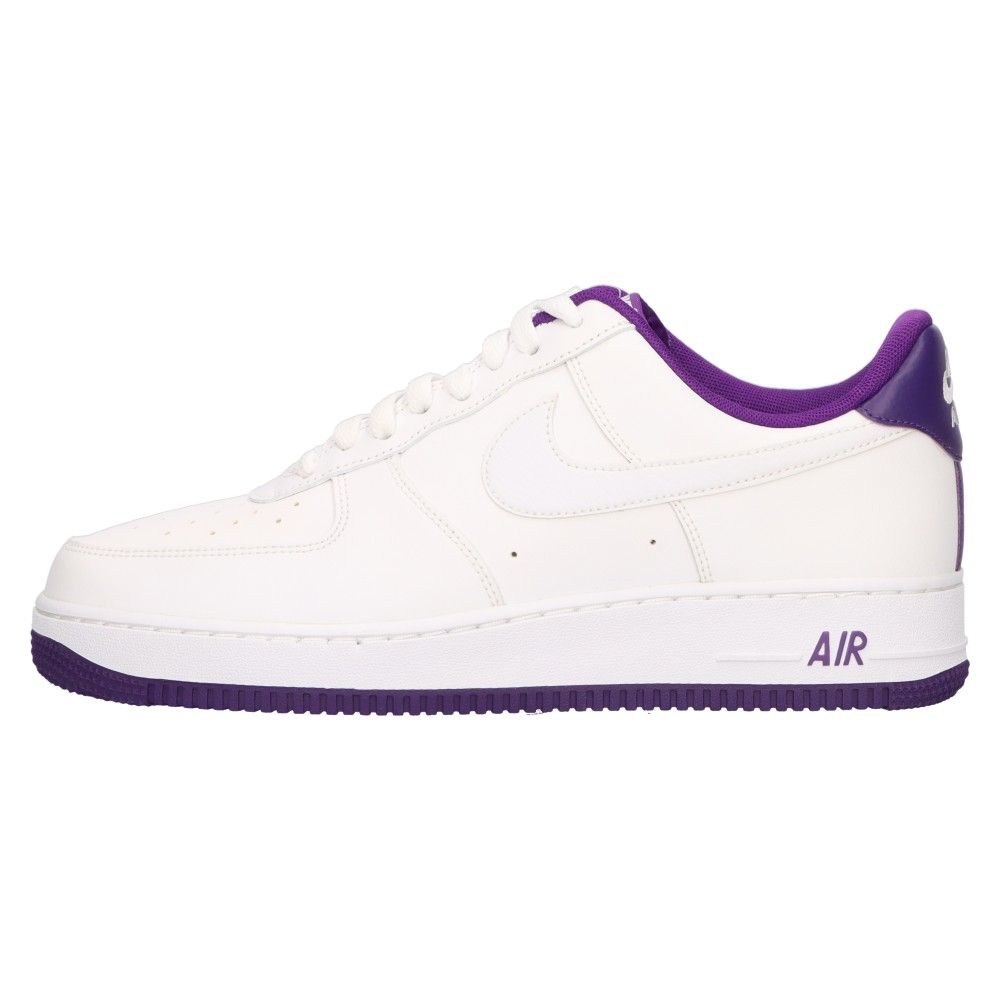 NIKE (ナイキ) AIR FORCE 1 07 2 Voltage Purple エアフォースワン ローカットスニーカー ボルテージパープル ホワイト/パープル US9.5/27.5cm CJ1380-100