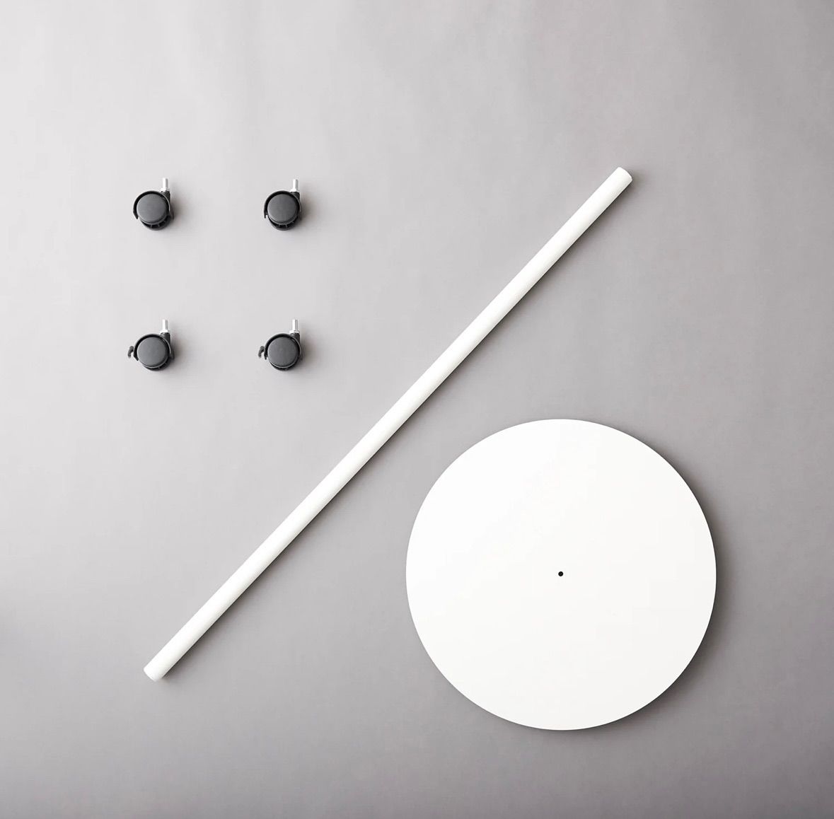 DRAW A LINE -Move Rod White- DRAW A LINE 020 Move Rod & Shoes Rack