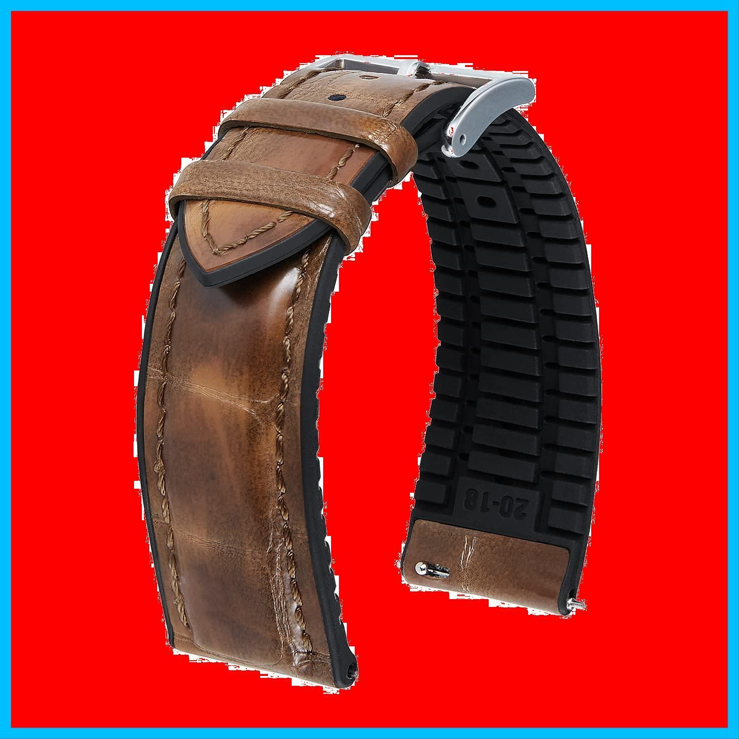 Mitsuya ハンドメイド 赤 レザー 腕時計 Mitsuya ハンドメイド 赤 レザー 腕時計 長く使いたいあなたへ】レザー