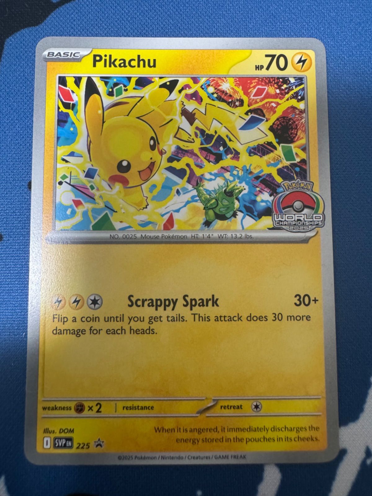 海外限定 ピカチュウ プロモ WCS 2025 アナハイム げきとうスパーク②