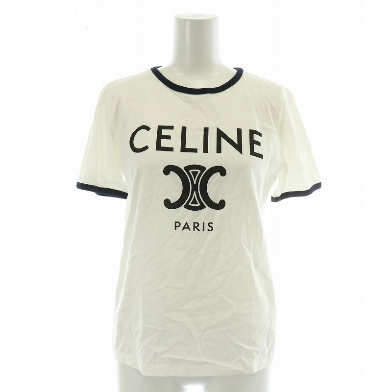 CELINE激安 セリーヌ クルーネック Tシャツ 2021年シンプルな