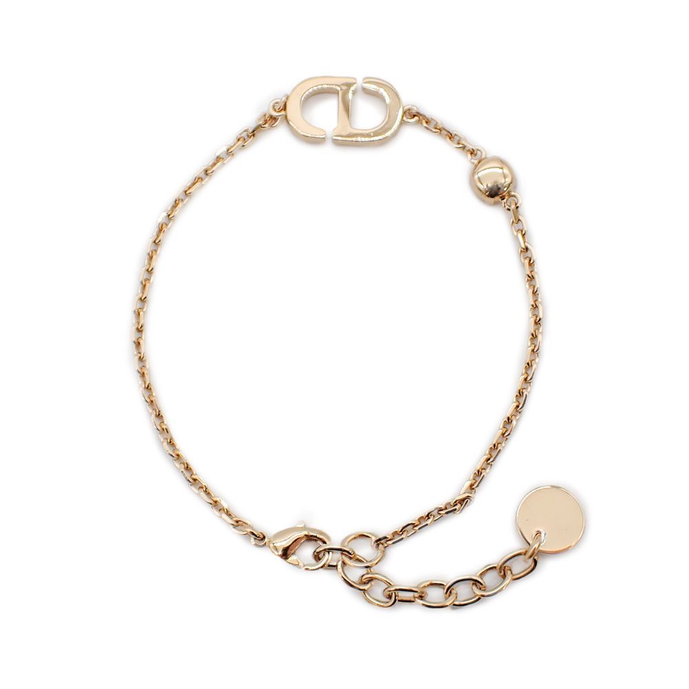 クリスチャンディオール Petit CD ブレスレット レディース アクセサリー メタル クリスタル ♥品