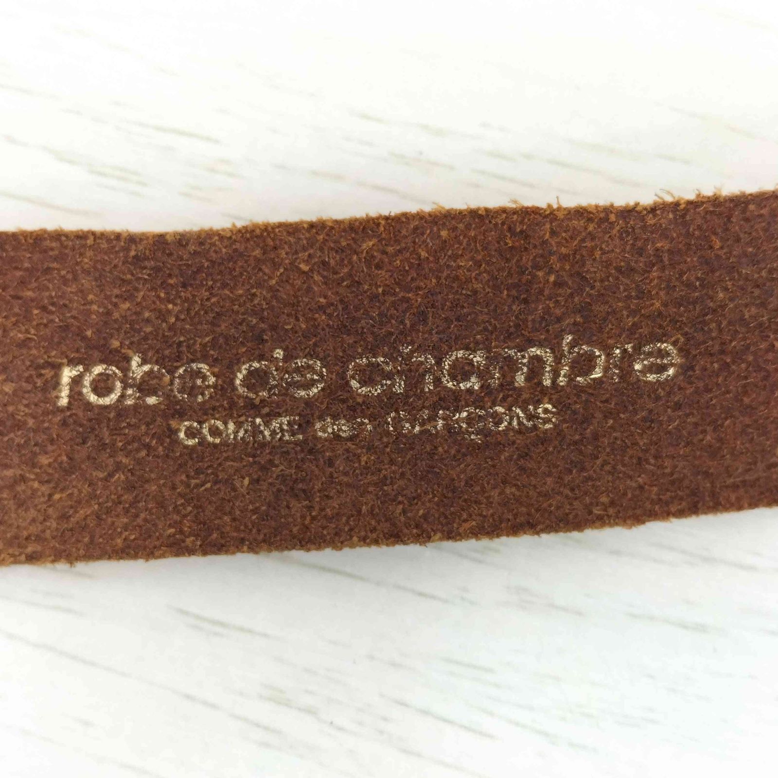 robe de chambre  コムデギャルソン レザーベルト ガチャベルト ローブドシャンブルコムデギャルソン robe de chambre COMME des
