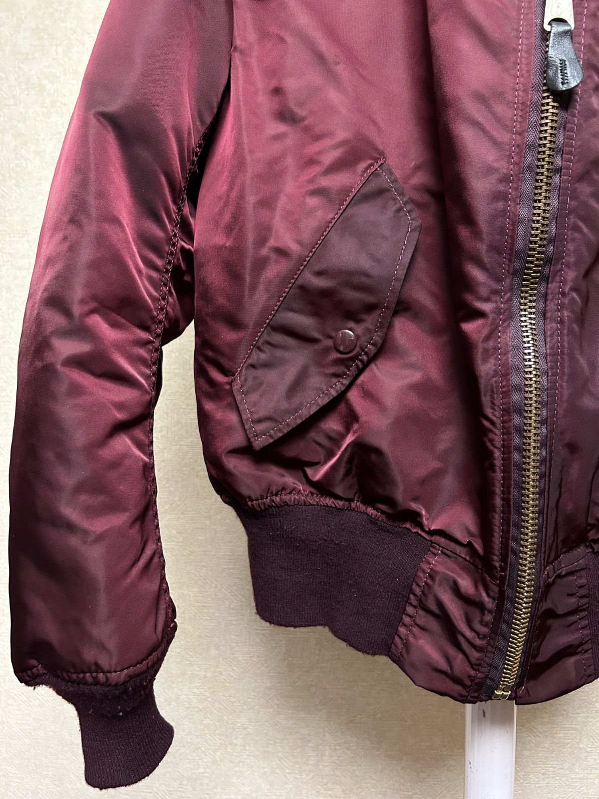 U.S.A.製最終期Alpha IDEALジッパーMA-1フライトジャケット美品 - メルカリ