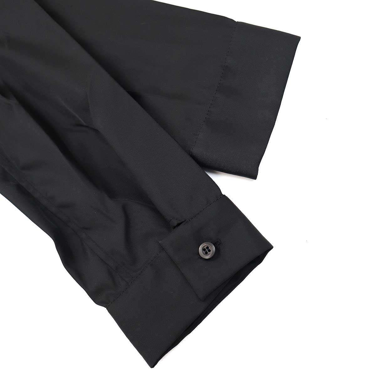 PRADA プラダ 15AW ナイロンシャツ ブラック M UCN005 - メルカリ