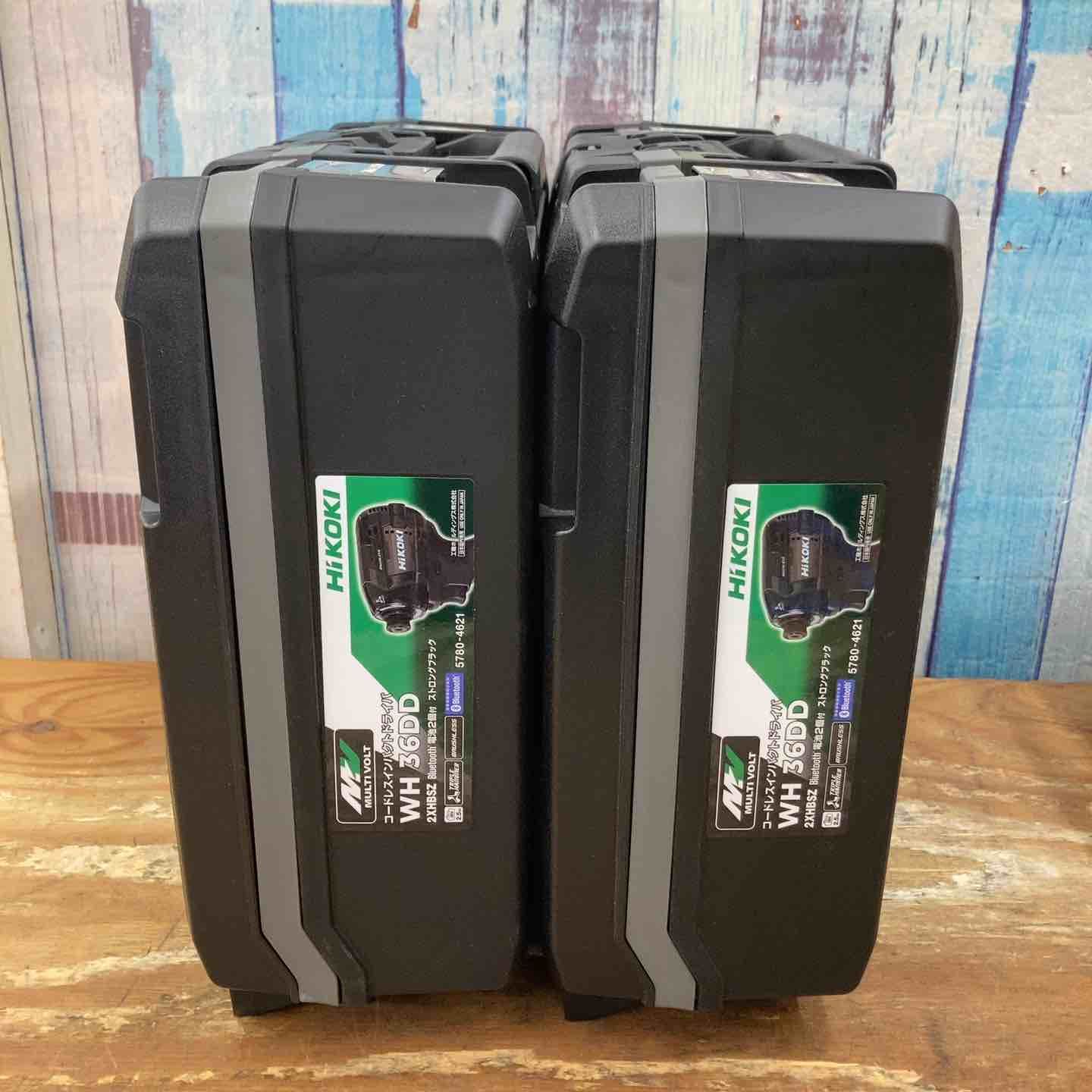 ♥品 ハイコーキ HIKOKI コードレスインパクトドライバ ブラック WH36DD 2XHBSZ 2台セット まとめ売り 純正 柏店