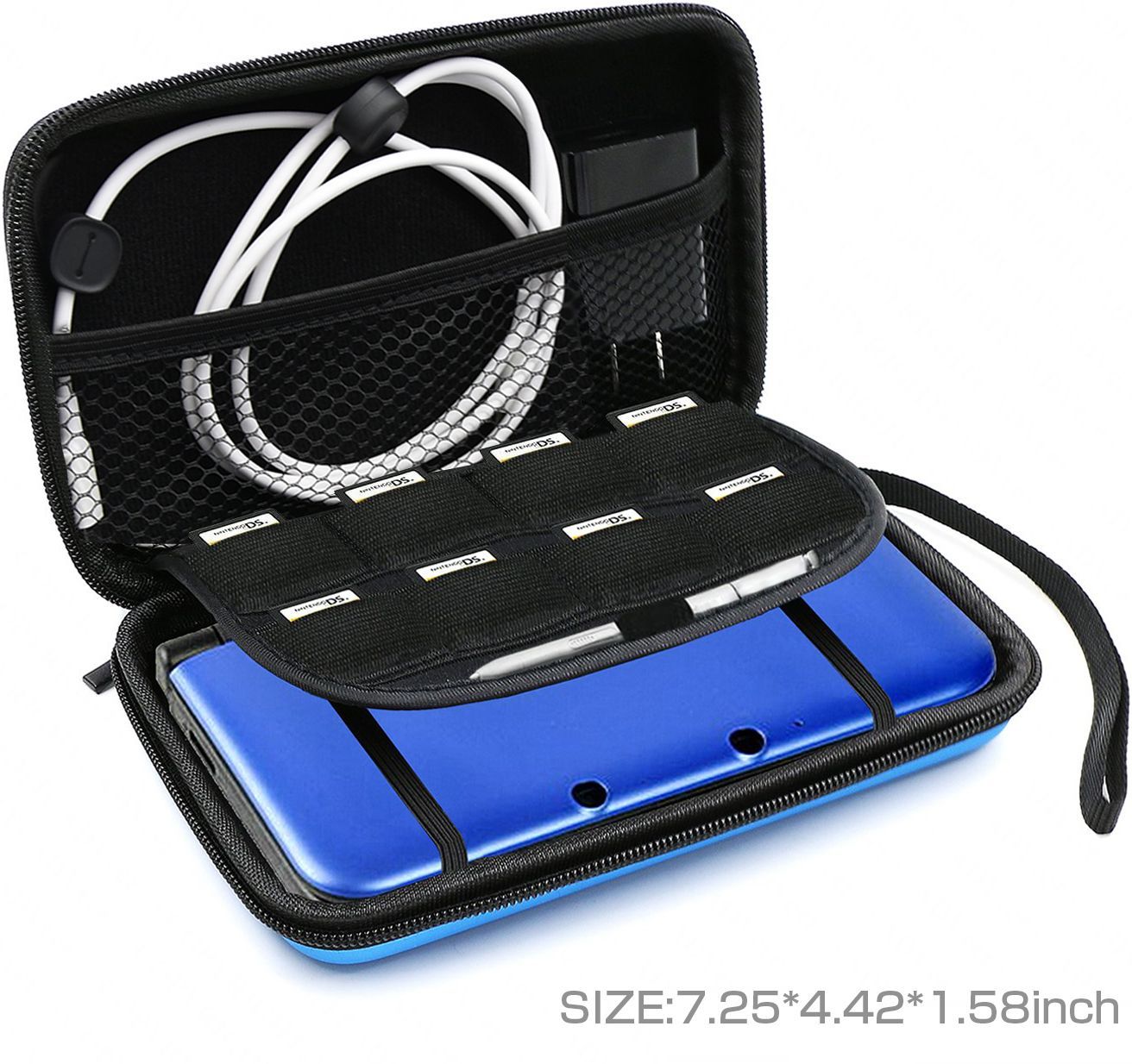ニンテンドー NEW 3DS XL、NEW 3DS LL、3DS XL、3DS LL対応収納ケース