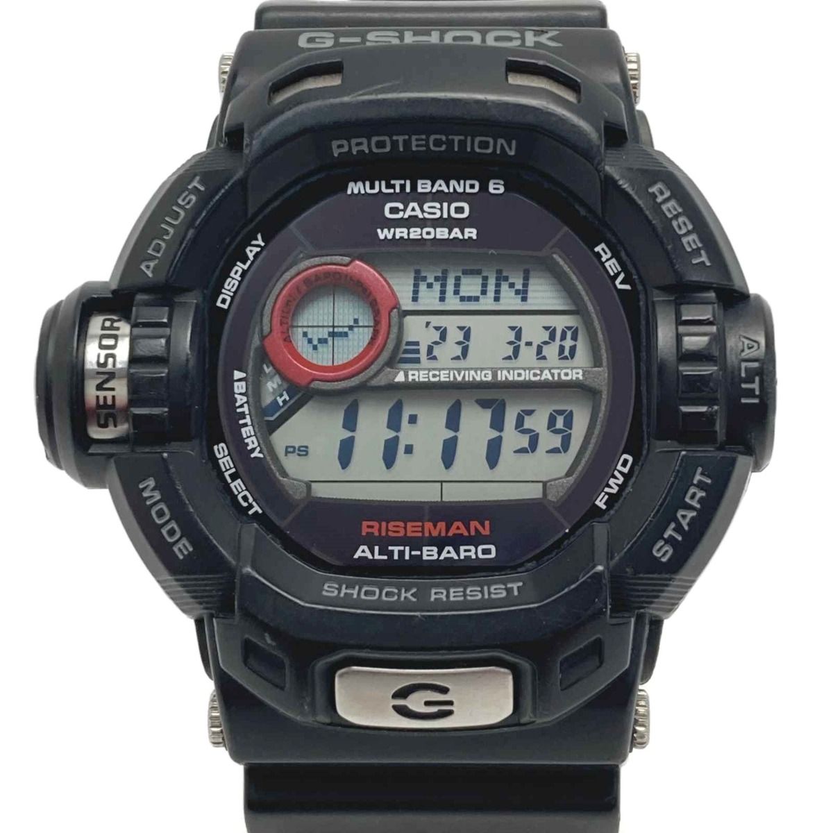 CASIO カシオ G-SHOCK ライズマン GW-9200J-1JF ブラック ソーラー電波