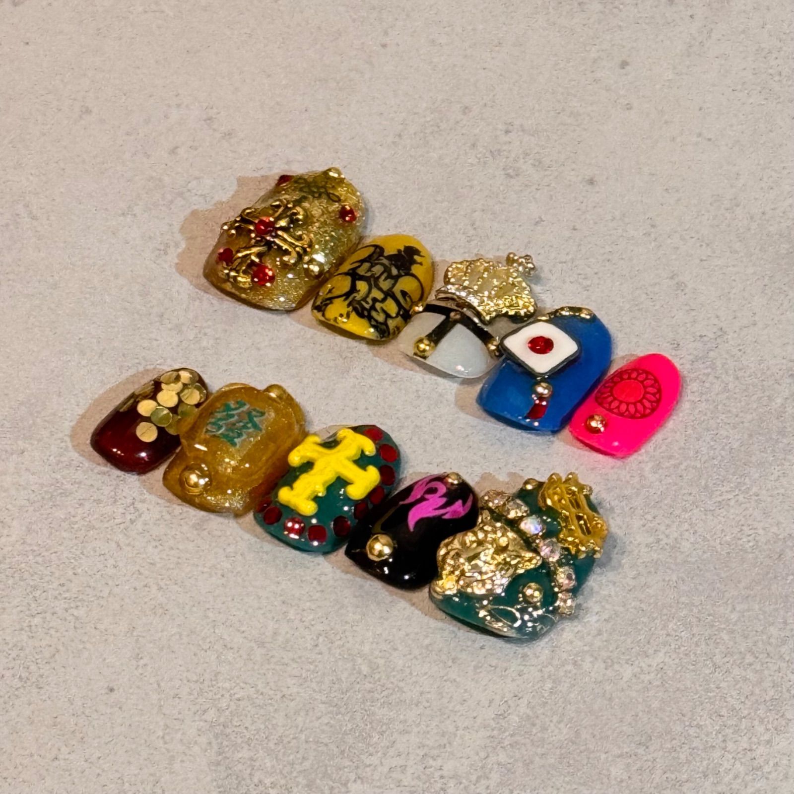 現品】ネイルチップ 概念ネイル 痛ネイル ヒプマイ ヒプノシスマイク