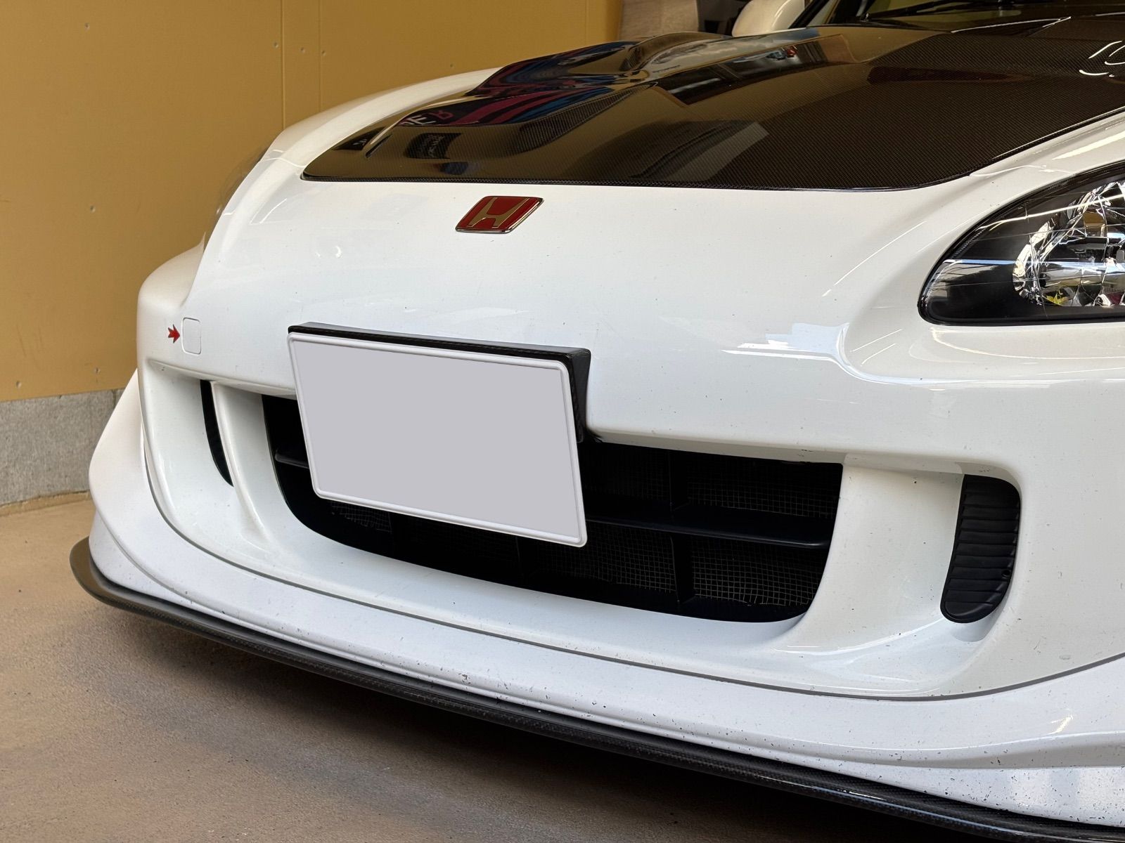 S2000 ナンバーブラケット(ナンバーステー) 洗匠製ドライカーボン綾織