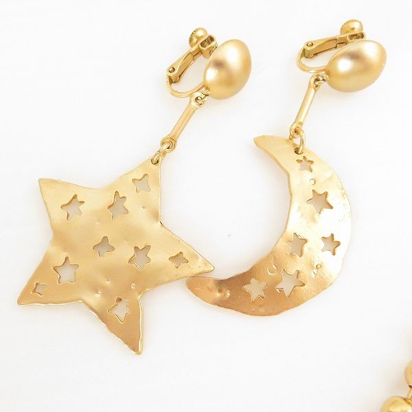 1円 美品 ケンゾー ネックレス イヤリング 計2点セット BG068 ケンゾー ネックレス イヤリング ゴールド ヴィンテージ 星 スター